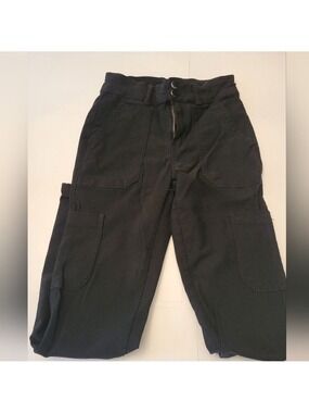 Indigo Poppy Womens Black Cargo skinny jeans Size 8